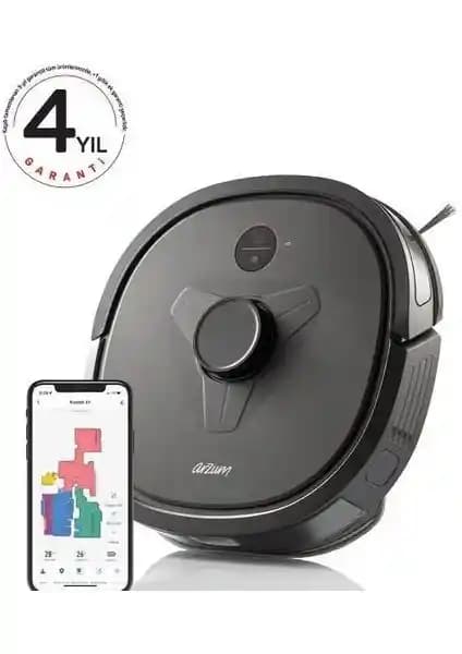 Arzum Robotek X4 LDS Akıllı Robot Süpürge İncelemesi ve Temizlik Özellikleri