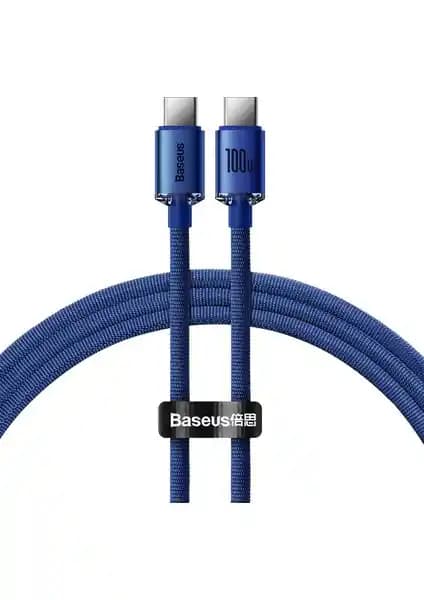 Baseus Crystal Shine 100W PD Type-C Şarj Kablosu: Güçlü ve Estetik Tasarım