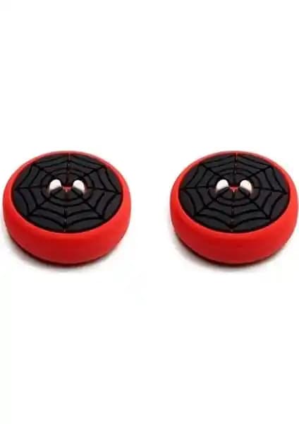 Crk Teknoloji PS5 DualSense Örümcek Adam Temalı Kabartmalı Analog Başlıkları