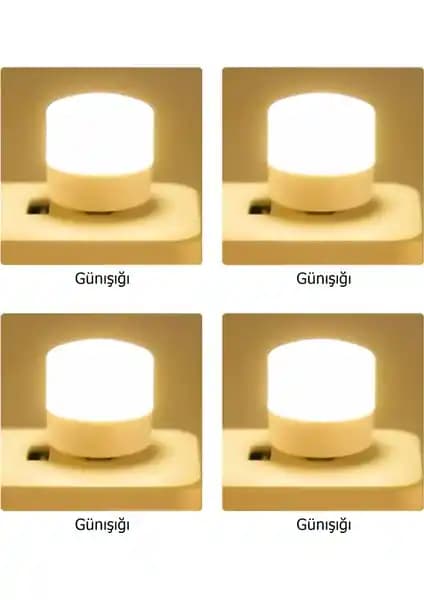 Gaman 4'lü Taşınabilir USB LED Işık Seti: Pratik ve Şık Aydınlatma Çözümü