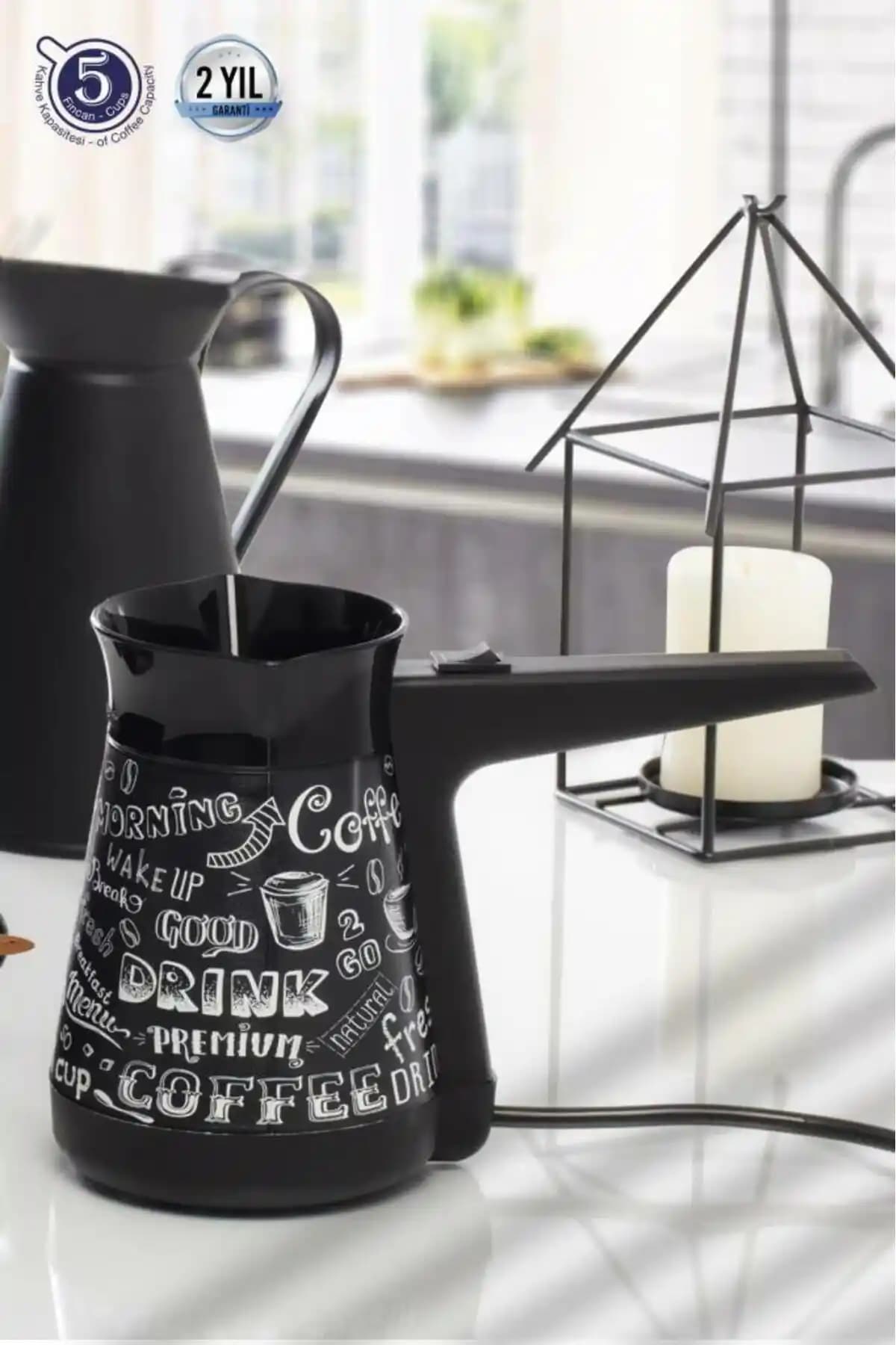 Genel Markalar 350 ml Elektrikli Cezve Modern Tasarım ve Güvenilirlik Özellikleri