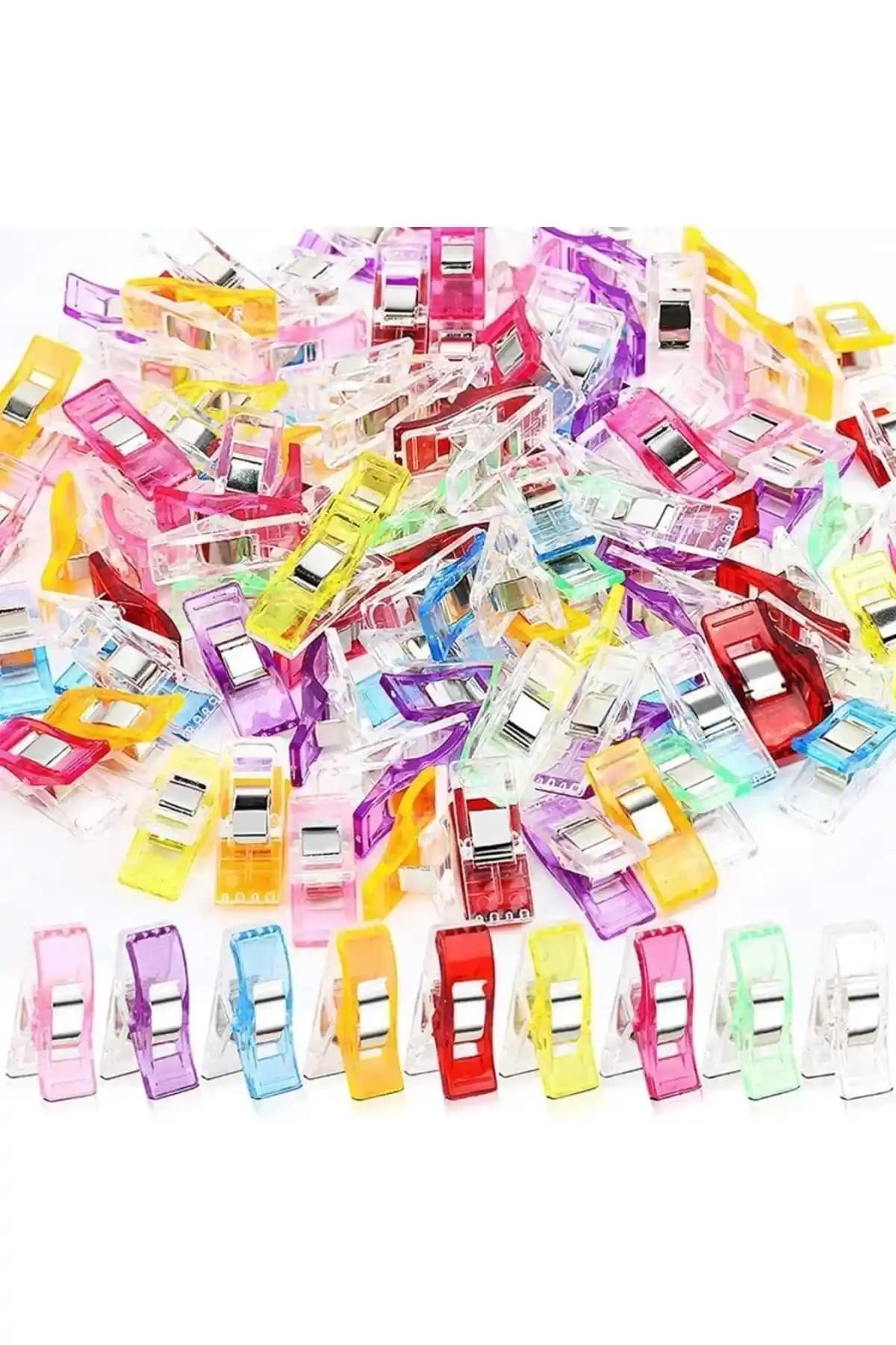 Genel Markalar Küçük Boy Dikiş ve Nakış Mandalları 10 Adet, Dayanıklı ve Renkli