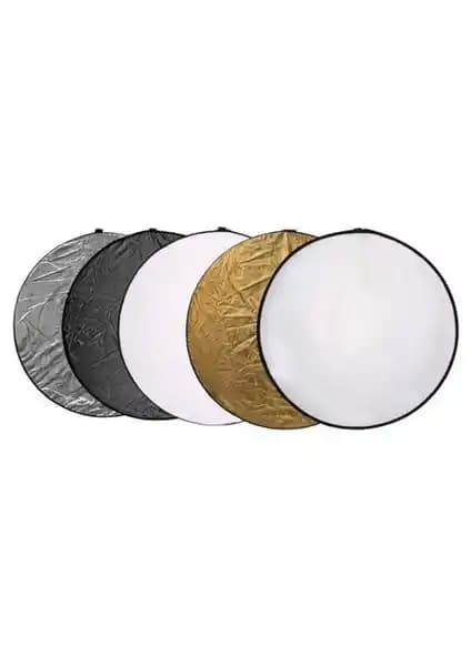 Godox 5 in 1 Reflektör Yansıtıcı 110 Cm - Çok Yönlü Işık Kontrolü ve Çekim Çözümü