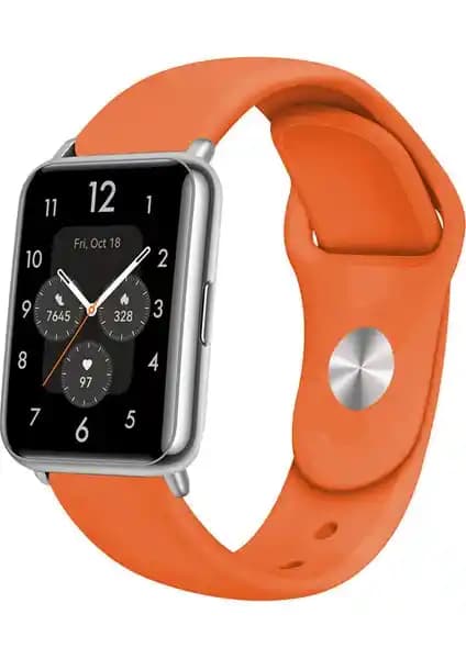 Huawei Watch Fit 2 İçin Uyumlu Esnek ve Dayanıklı Silikon Kordonlar