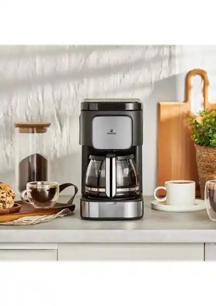 Karaca Coffee Brew Inox 2 in 1 Aroma Özellikli Filtre Kahve ve Çay Makinesi