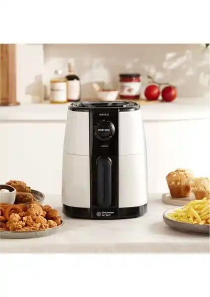 Karaca Smart Cook 60 Dakikaya Kadar Zaman Ayarlı Kompakt Airfryer İncelemesi