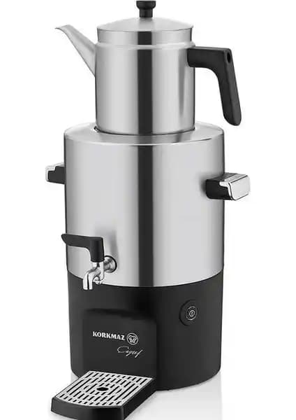 Korkmaz Çayşef InoxSatin Semaver: Modern ve Dayanıklı Çay Demleme Cihazı Özellikleri