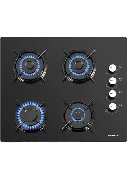 Kumtel Ko 40 TSHDF Siyah Ankastre Cam Ocak Modern ve Güvenli Mutfak Seçeneği