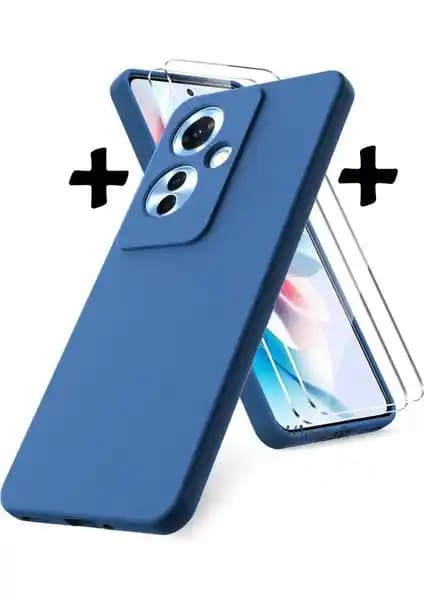 M.TK Moveteck Oppo Reno 11F Kılıf ve Ekran Koruyucu Seti Güçlü Koruma ve Estetik Tasarım