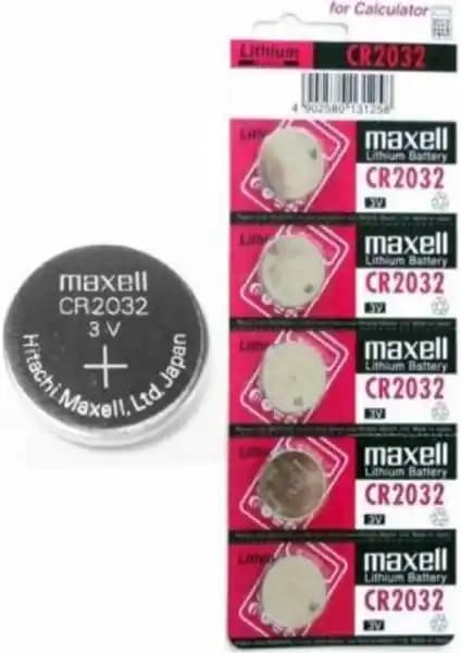 Maxell CR 2032 Lityum Pil: Güçlü ve Güvenilir Elektronik Cihazları İçin Yüksek Performanslı Pil