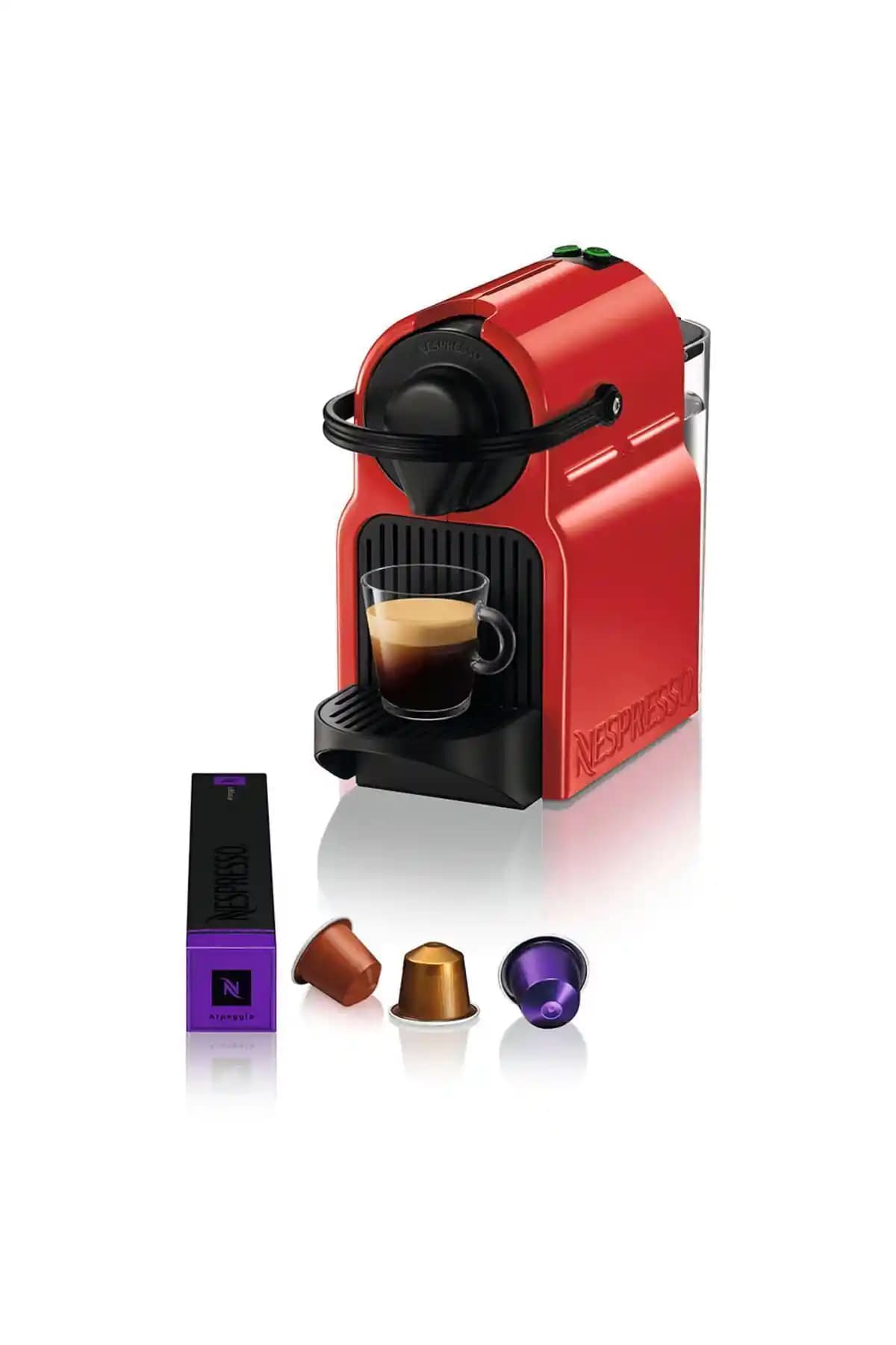 Nespresso C40 Inissia Kırmızı Espresso Kahve Makinesi: Şık Tasarım ve Üstün İşlevsellik