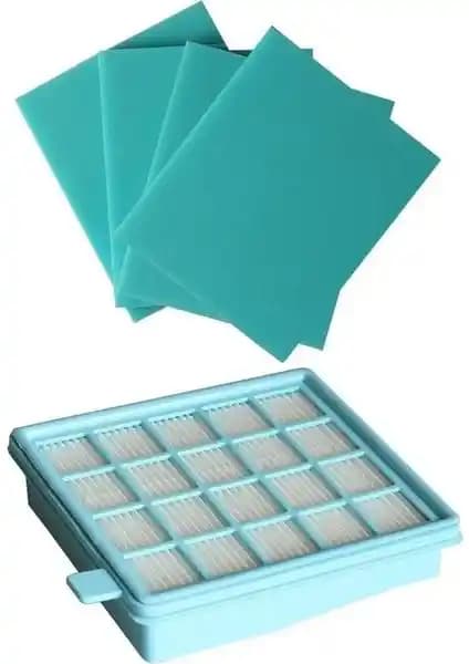 Philips FC 9323/09 Power Pro Compact HEPA Filtre ve Sünger Seti Hava Kalitesini Artırır