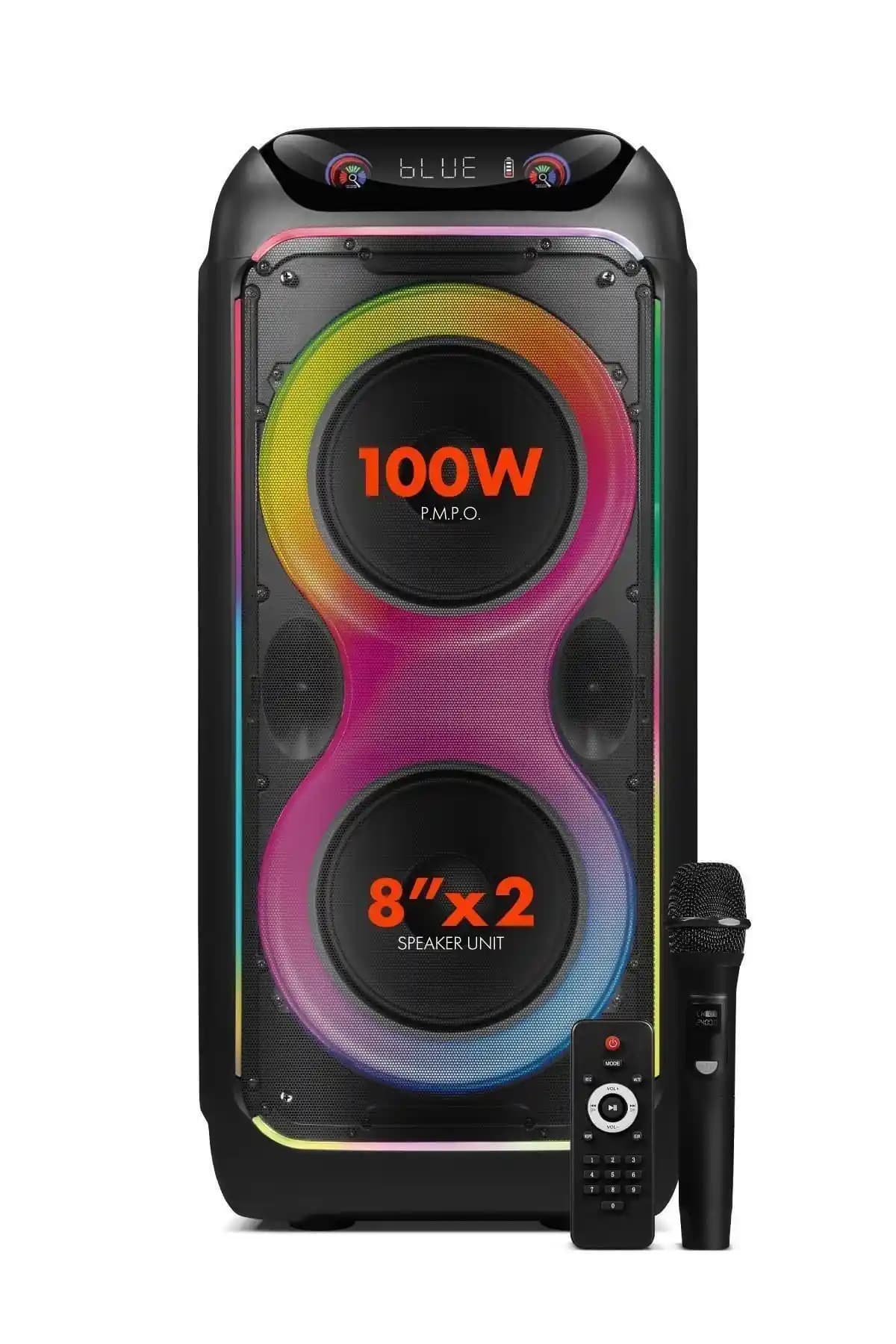 Powerway CIO 100W Hoparlör ve Karaoke Sistemi: Güçlü Ses ve Çok Yönlülük Özellikleri