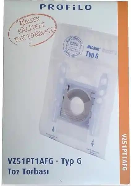 Profilo Vs4Pt Vs5Pt Vs6Pt Uyumlu Toz Torbası - Yüksek Filtrasyon ve Dayanıklılık