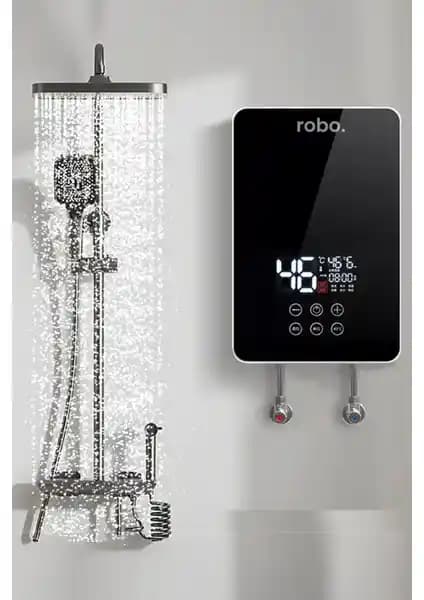 Robo Dijital Akıllı Şofben Modern Tasarım ve Güvenli Sıcak Su Sağlama