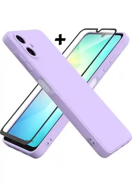 Samsung Galaxy A07 için dayanıklı ve şık kılıf ile ekran koruyucu seti