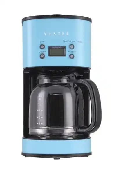 Vestel Retro Filtre Kahve Makinesi Düş Mavisi: Şık Tasarım ve Güçlü Performans Özellikleri
