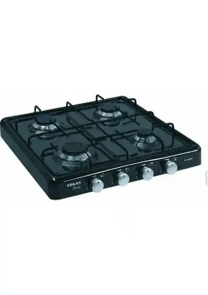 West Dört Gözlü Doğalgazlı Set Üstü Ocak Siyah Emaye: Fonksiyonellik ve Estetiğin Birleşimi