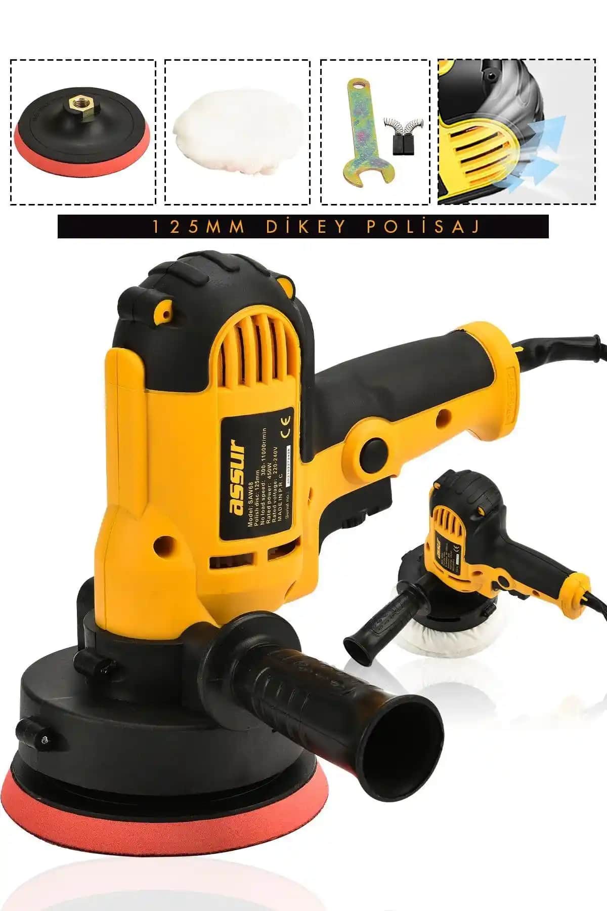 Assur 450W Elektrikli 125mm Dikey Polisaj Zımpara Makinesi İnceleme ve Kullanıcı Yorumları