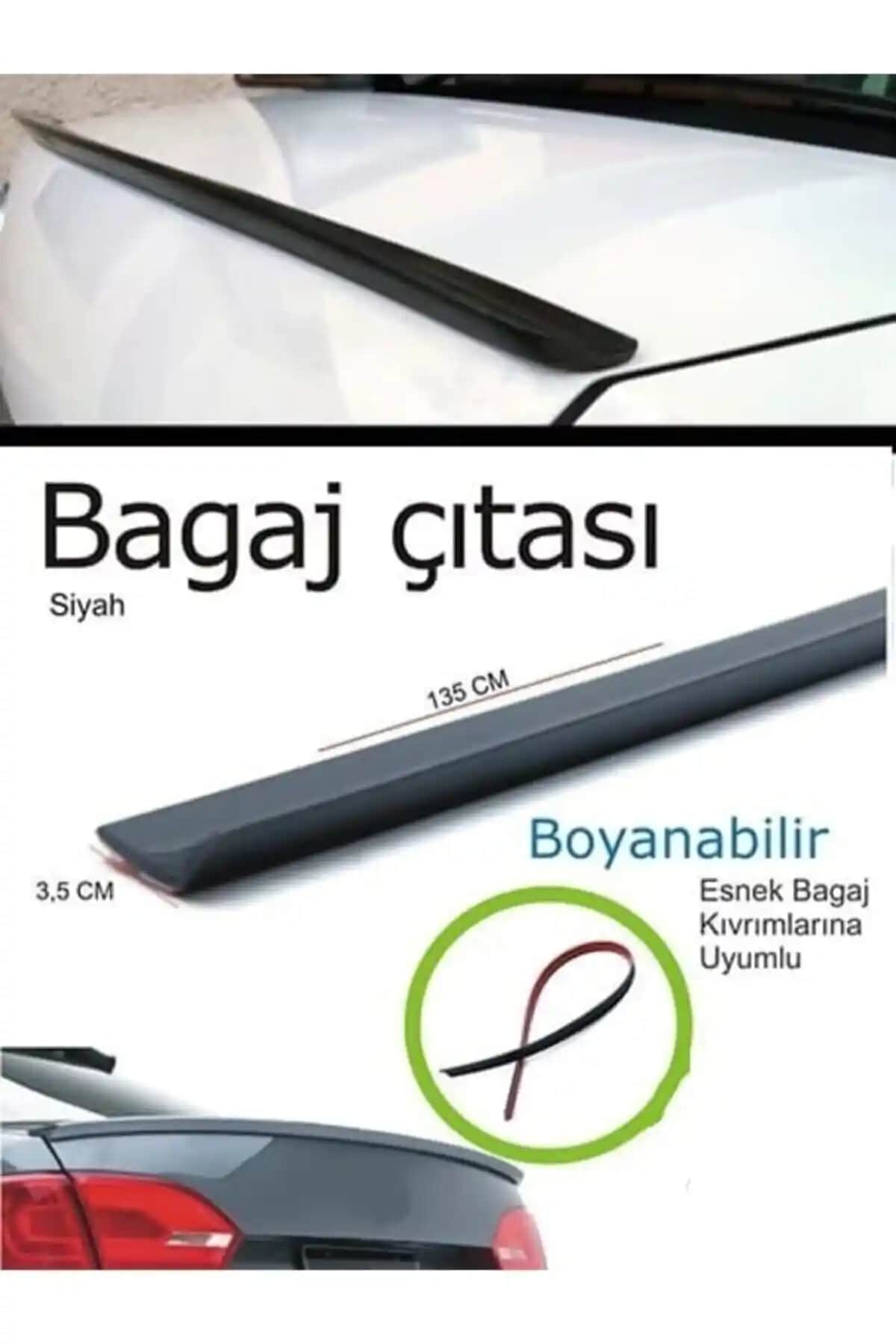 BMW M3 İçin Uygun Şık ve Dayanıklı Bagaj Çıtası - Kolay Montaj ve Estetik Tasarım