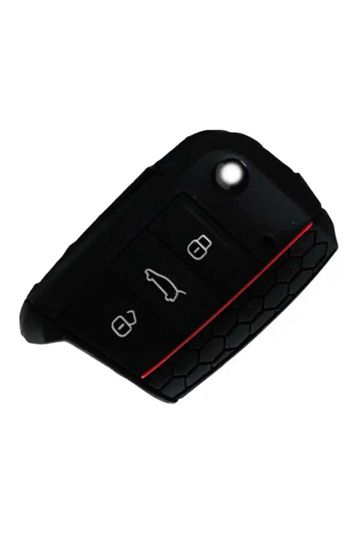Çok Yönlü Silikon Anahtar Kılıfı Volkswagen, Seat ve Skoda Modelleri İçin