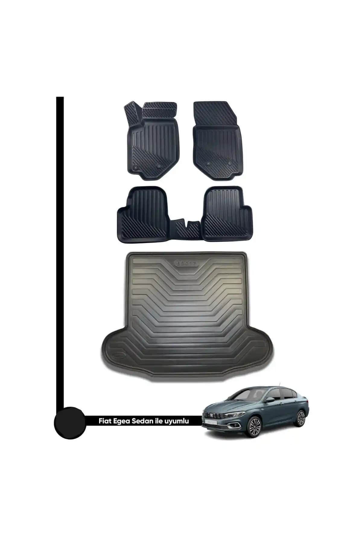 Fiat Egea Sedan İçin 3D Havuzlu Paspas ve Bagaj Havuzu Seti Detaylı Analiz