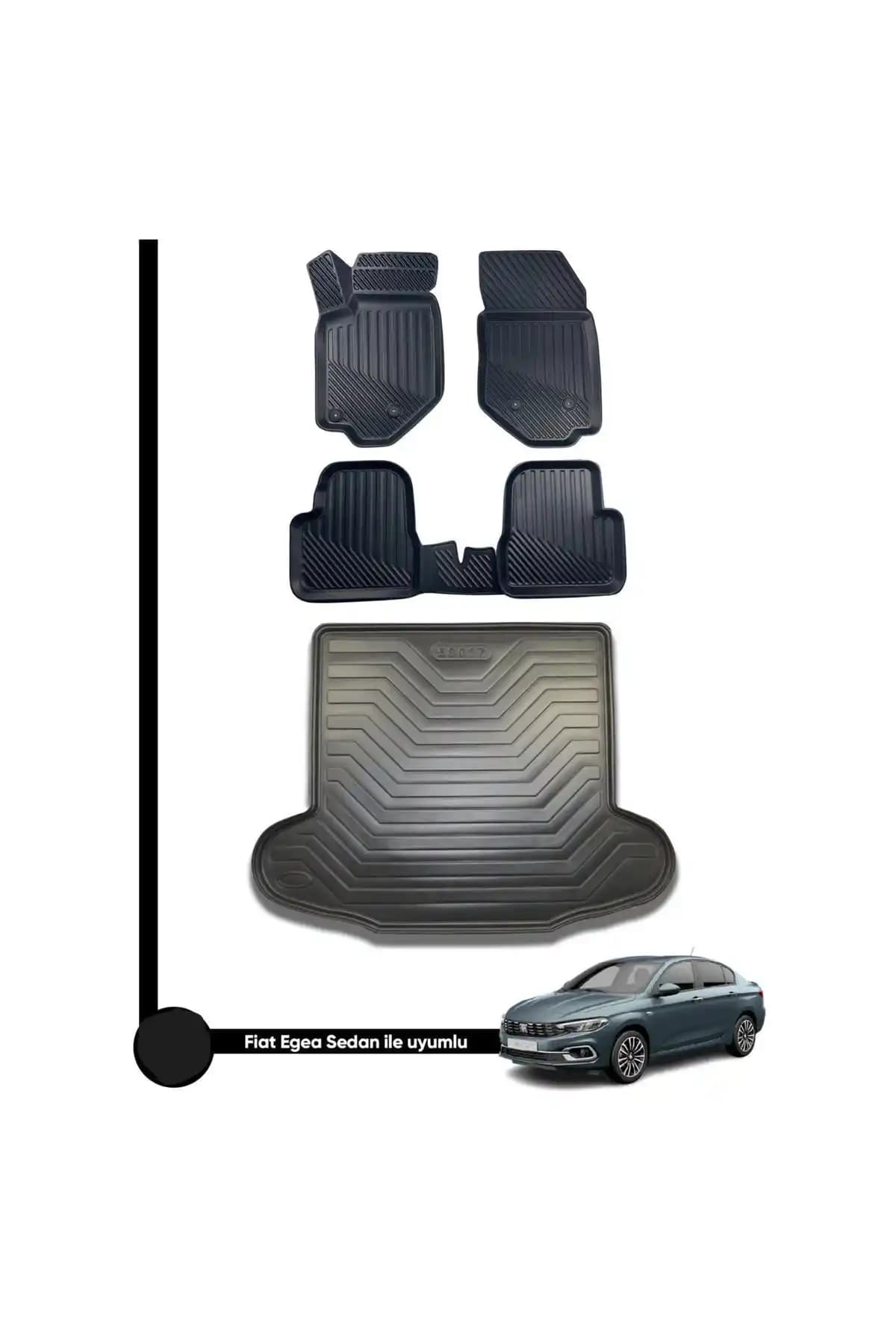 Fiat Egea Sedan İçin 3D Havuzlu Paspas ve Bagaj Havuzu Seti Detaylı Analiz