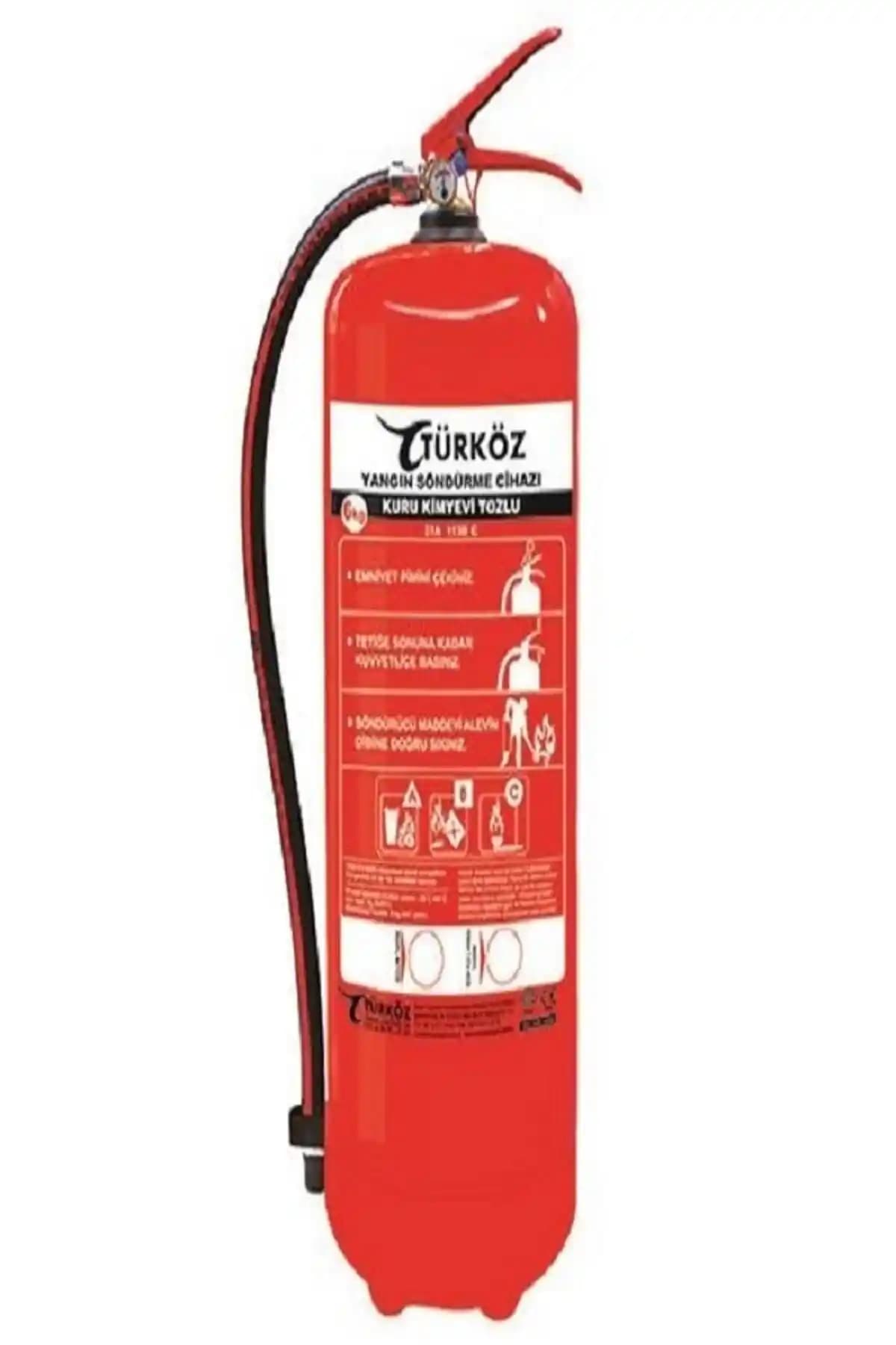 Genel Markalar 6 Kg Kimyevi Tozlu Yangın Söndürme Tüpü Özellikleri ve Kullanım Alanları