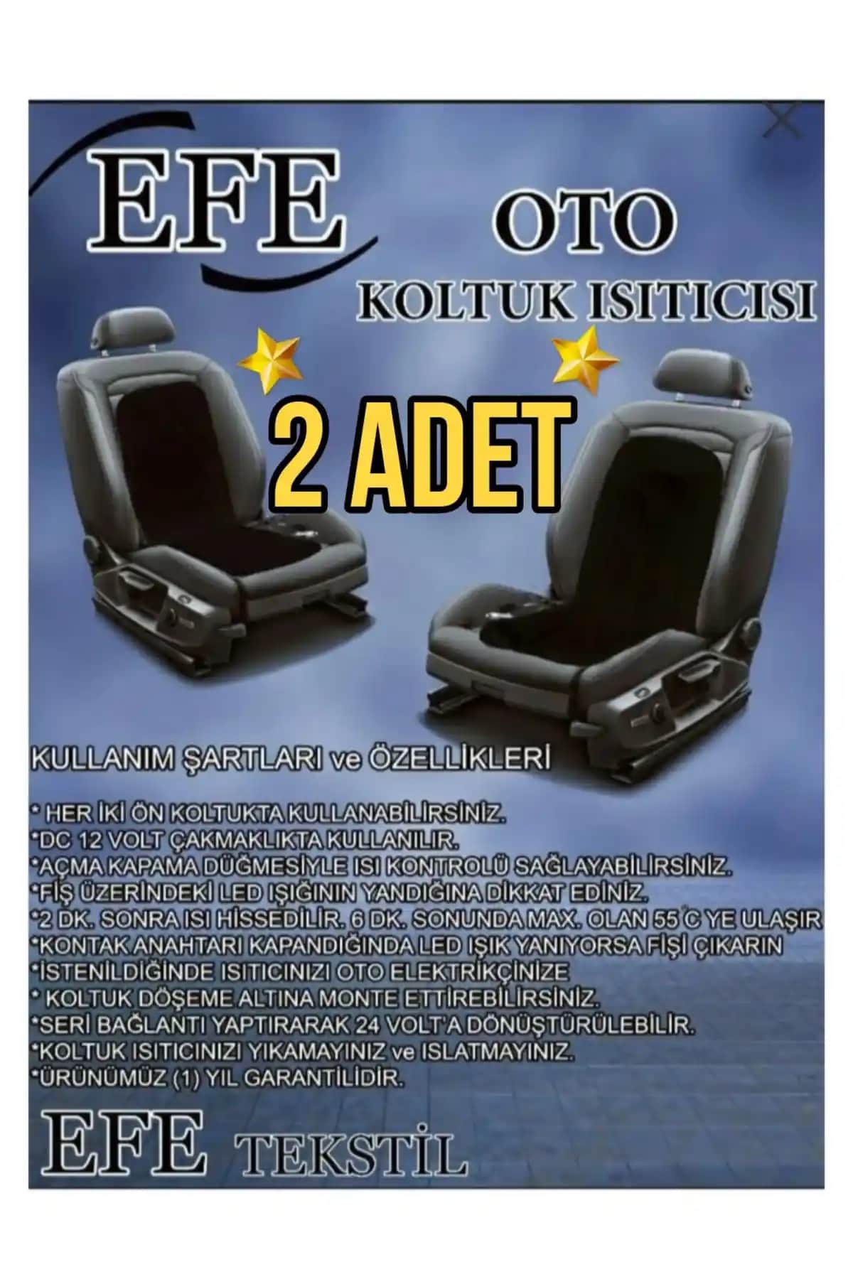 Genel Markalar Isıtıcılı Koltuk Minderi ile Araç İçinde Konfor ve Pratiklik Sağlama