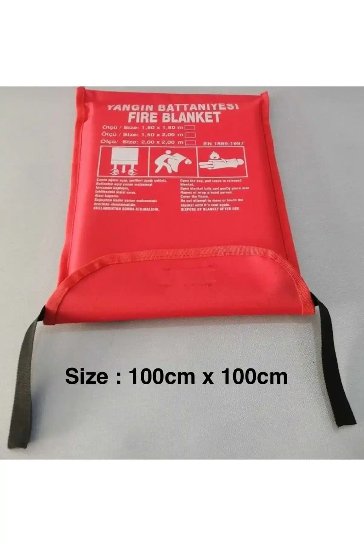 Genel Markalar Yangın Battaniyesi 100x100 Cm Güvenliğinizi Artıran Etkili Çözüm