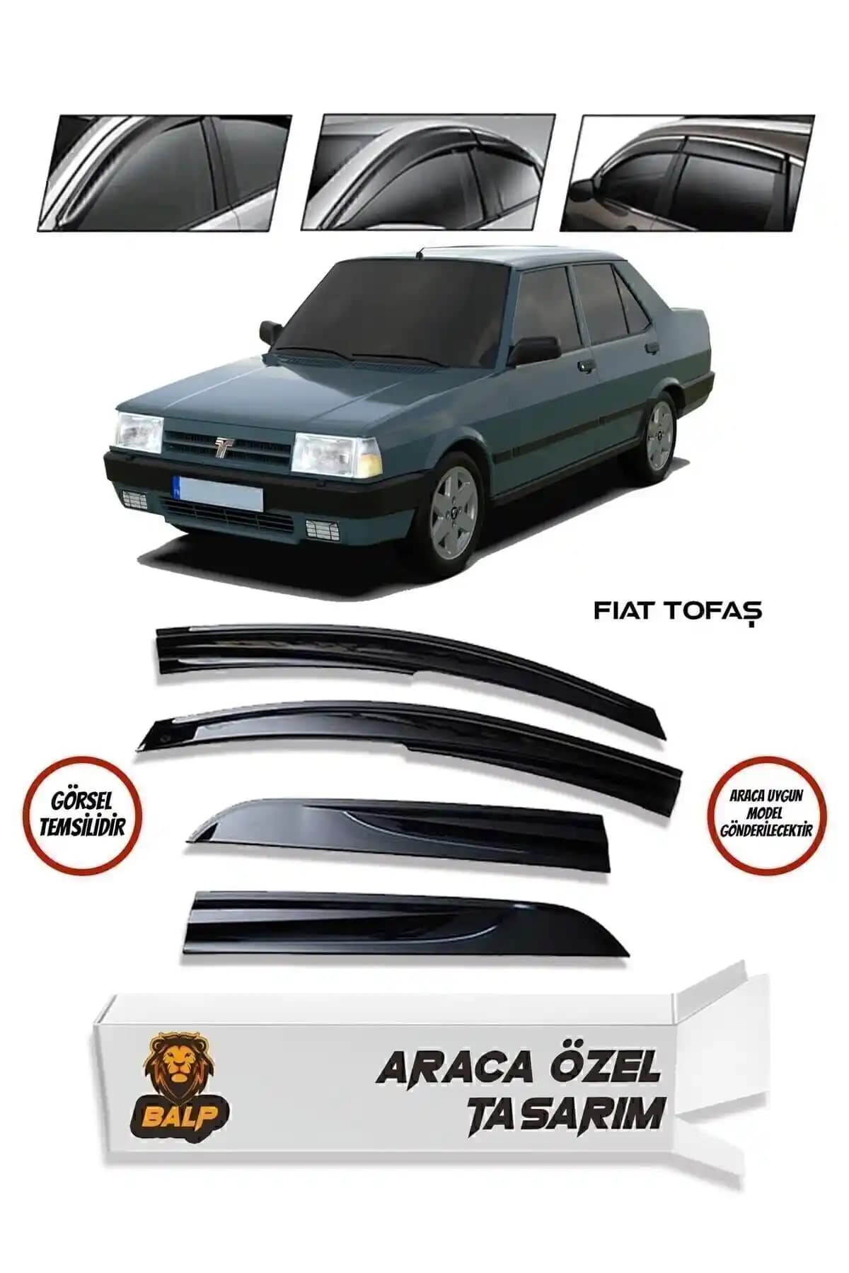 İtibar Fiat / Tofaş Kartal ve Şahin İçin Dayanıklı ve Estetik Cam Rüzgarlığı Seti