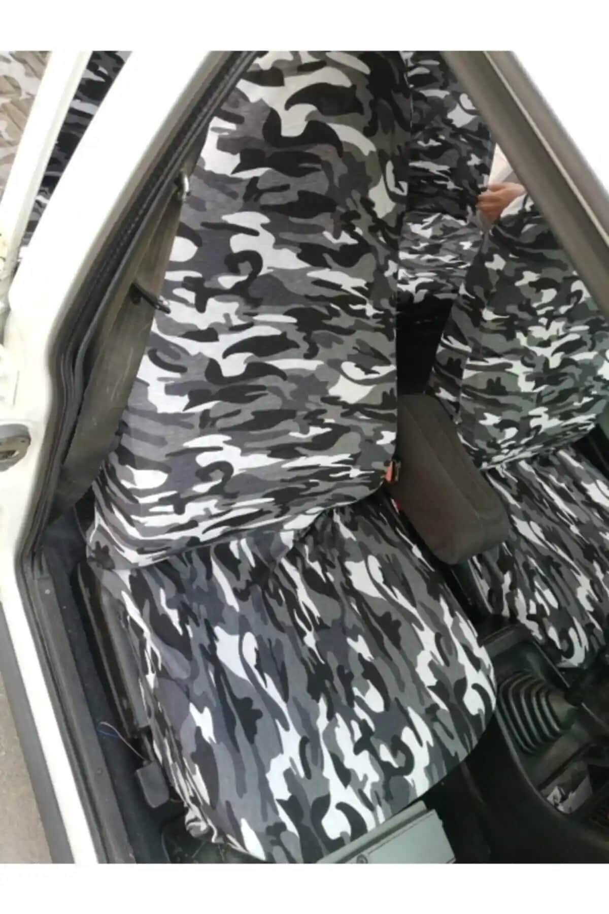 JDM Kamuflaj Servis Kılıfı Ön ve Arka Set Otomobil İç Mekan Yenileme Çözümü