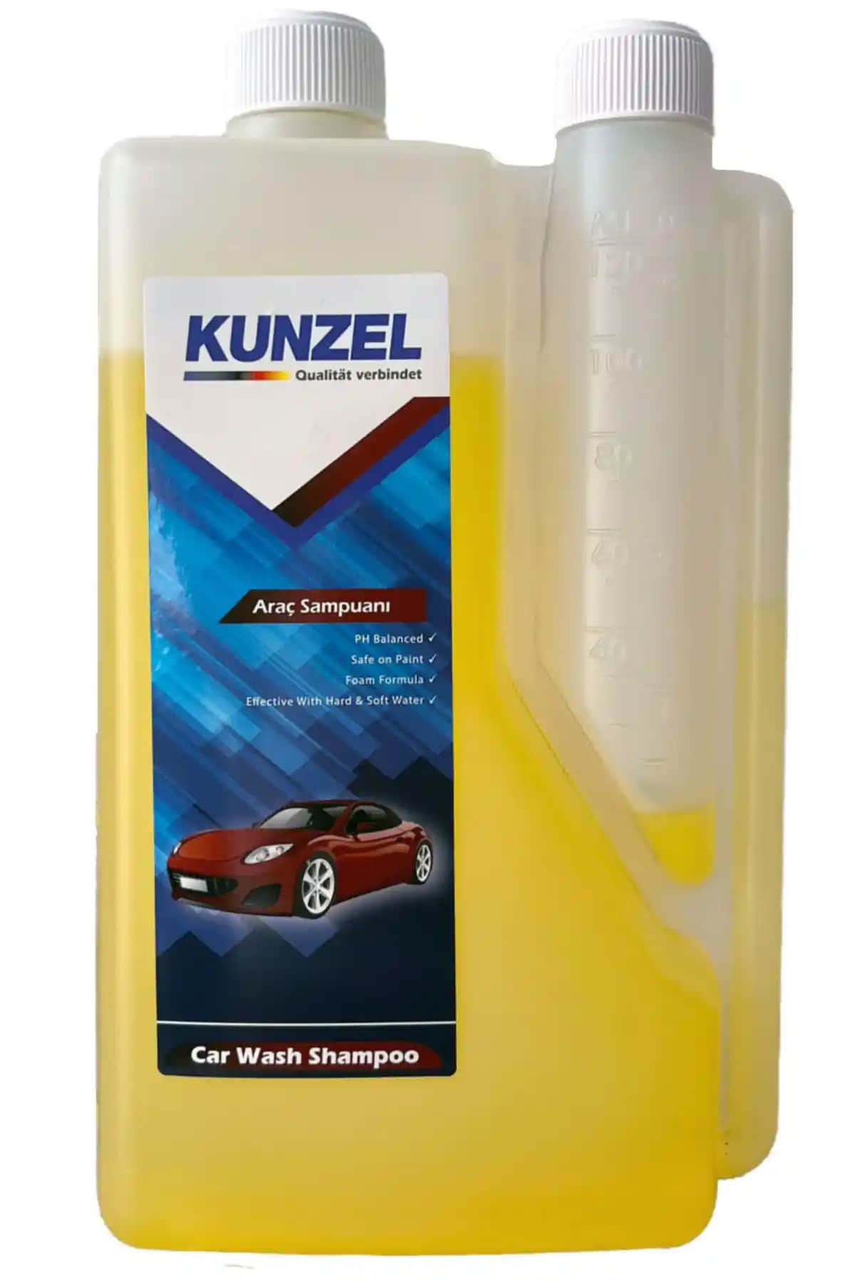 KUNZEL Cilalı Oto Yıkama Şampuanı: Yüksek Parlaklık ve Temizlik İçin Etkili Çözüm