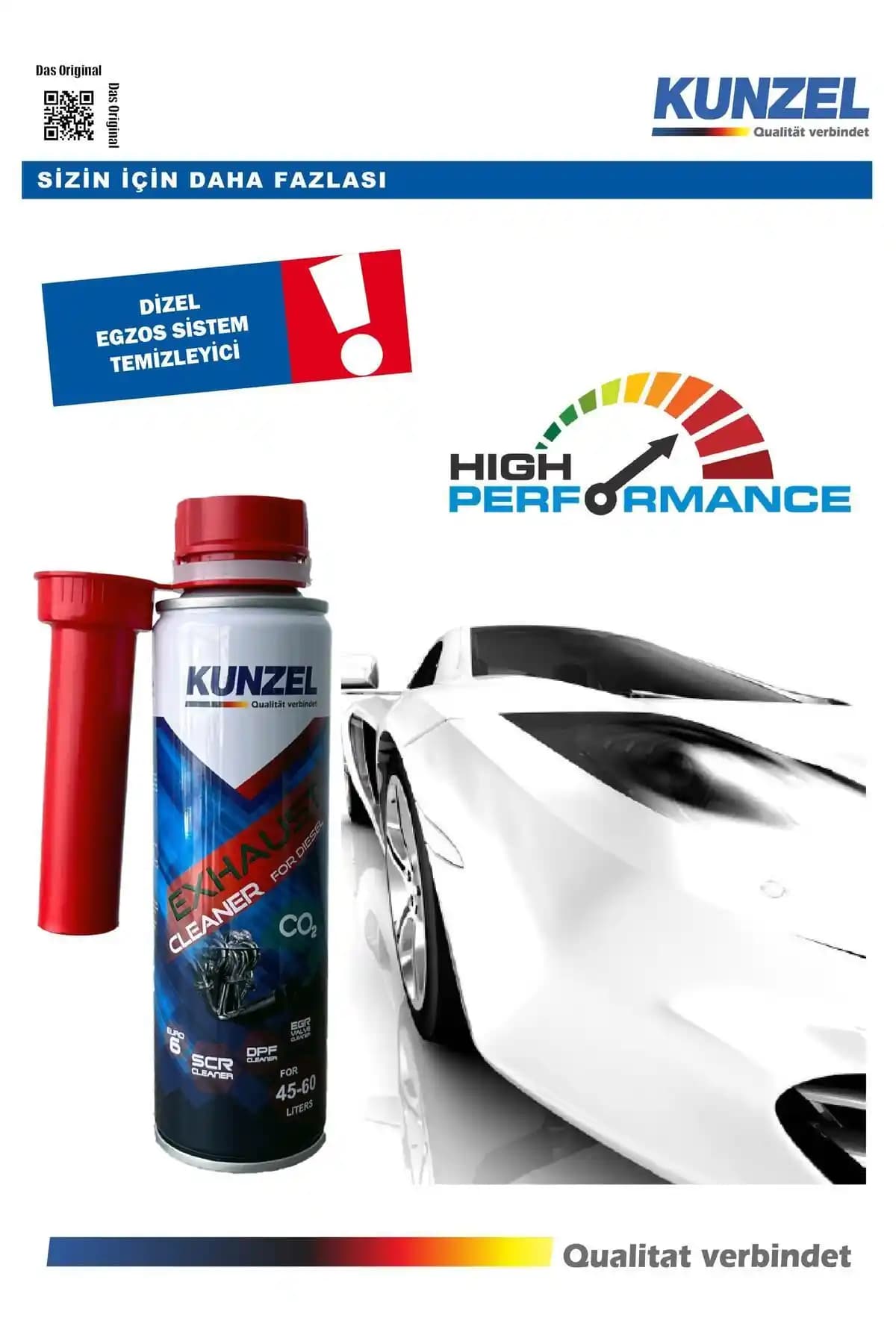 KUNZEL Dizel Egzoz Sistem Temizleyici ile Motor Performansını Optimize Edin