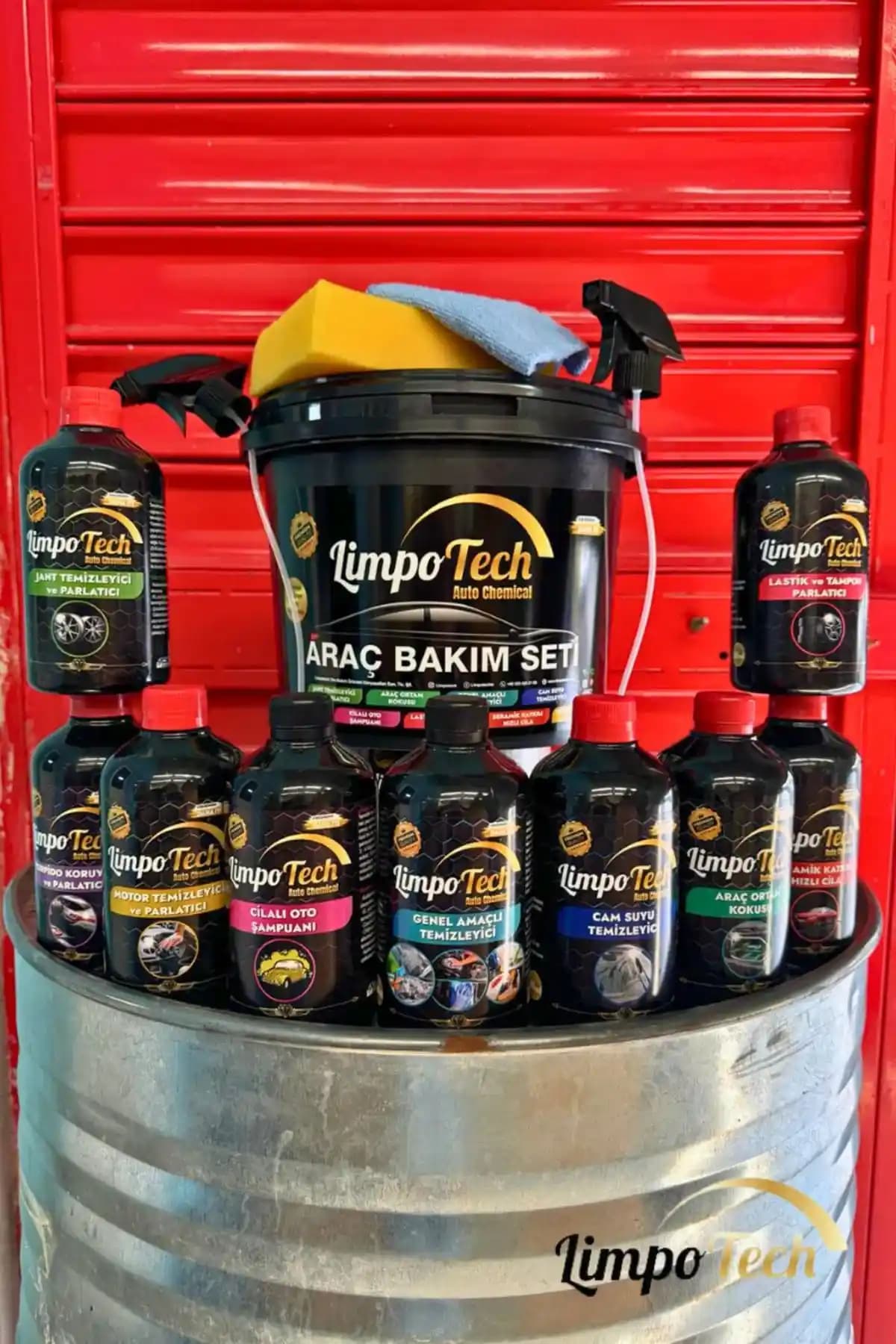 LİMPO TECH Araç Bakım Seti 13 Parça ile Üstün Temizlik ve Bakım Çözümleri