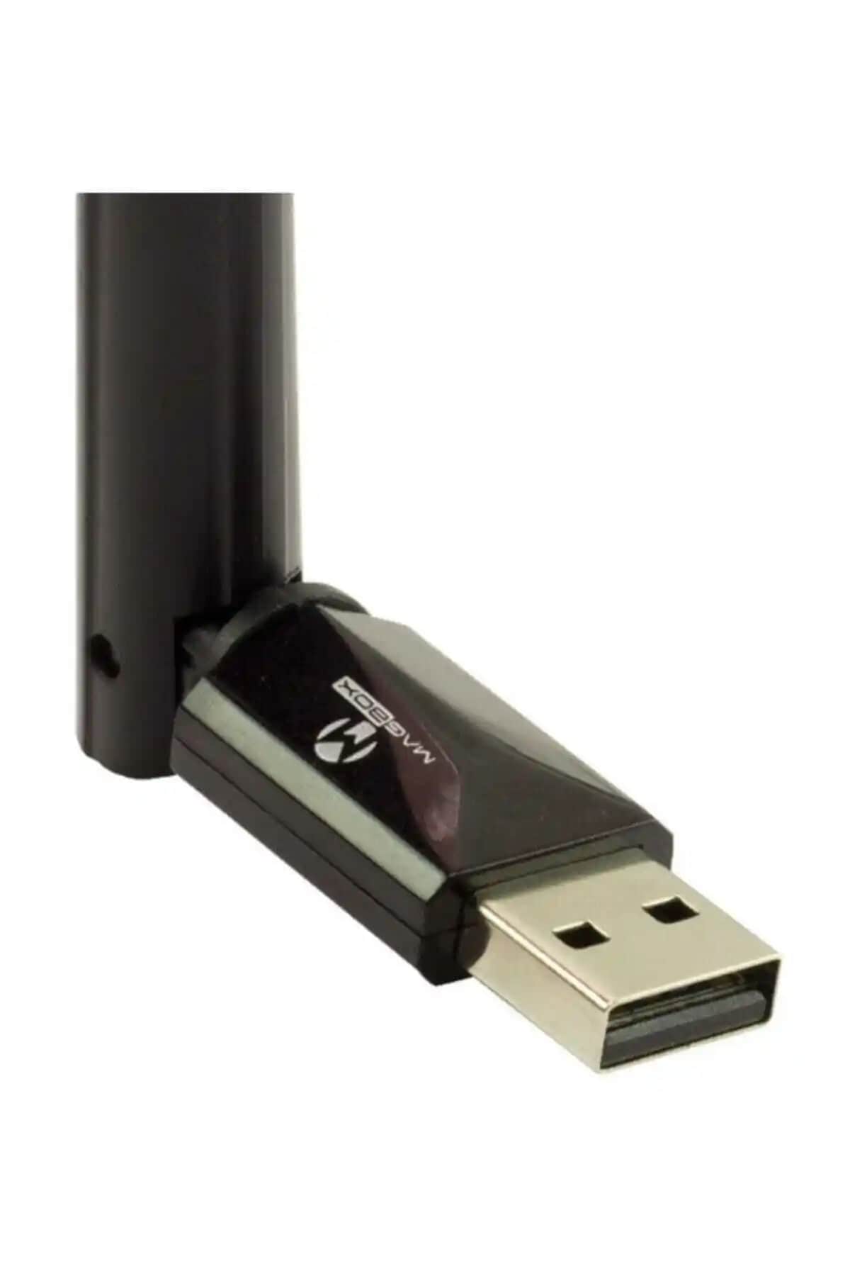 Magbox USB Stick Antenli 802.11n Wi-Fi Adaptörü Yüksek Hız ve Geniş Kapsama Sağlar
