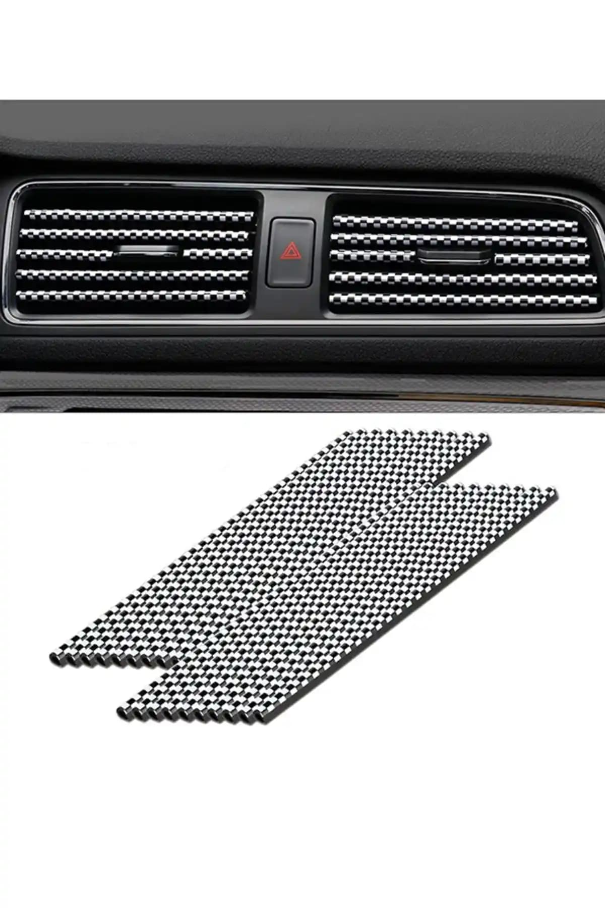 MeyZone Araç İçi Klima Izgara Dekoratif Şeritler Modern ve Şık Tasarım Alternatifi