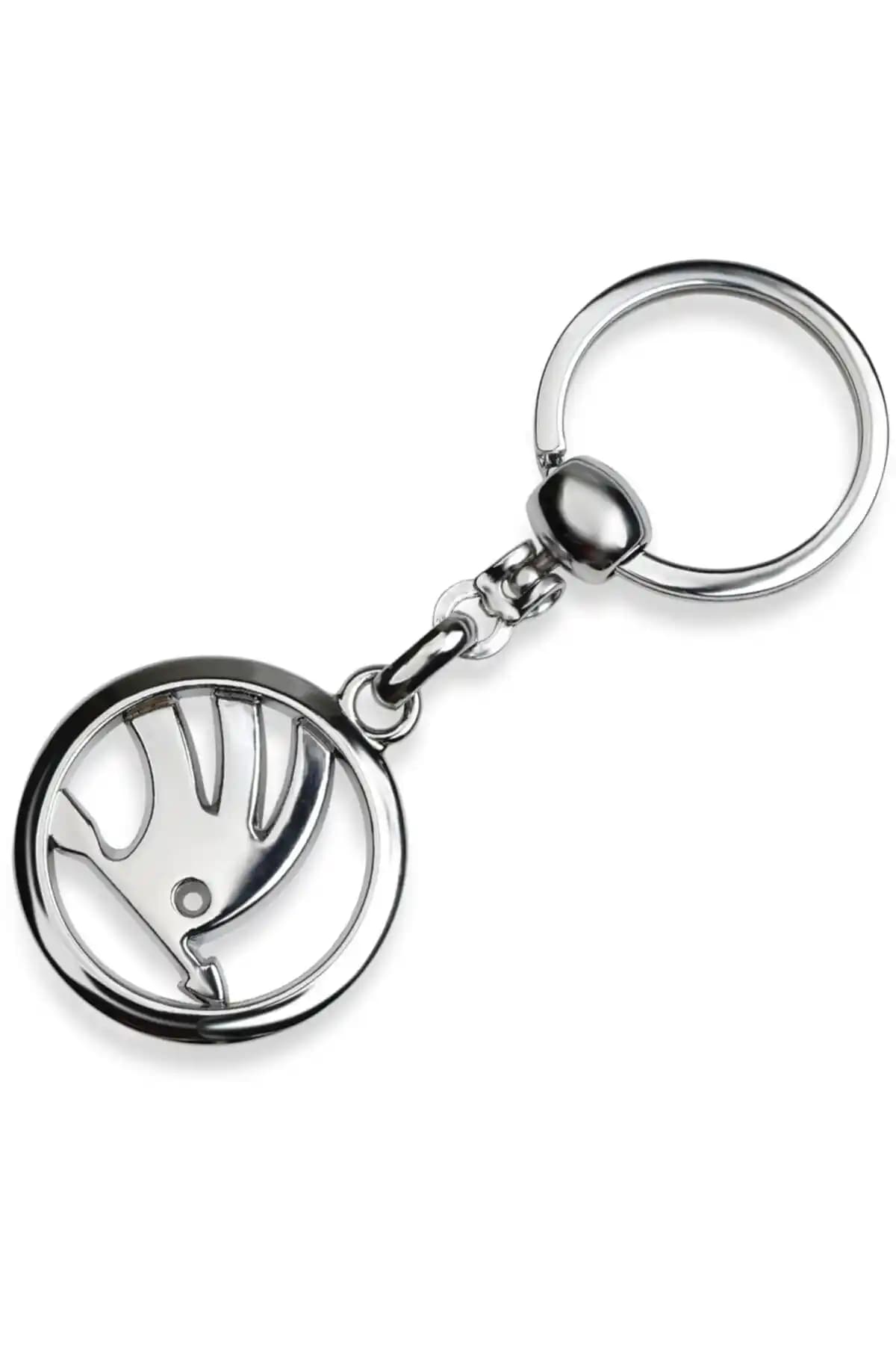 Modül Skoda Logolu Metal Otomobil Anahtarlığı Şıklık ve Dayanıklılık Sunan Pratik Aksesuar