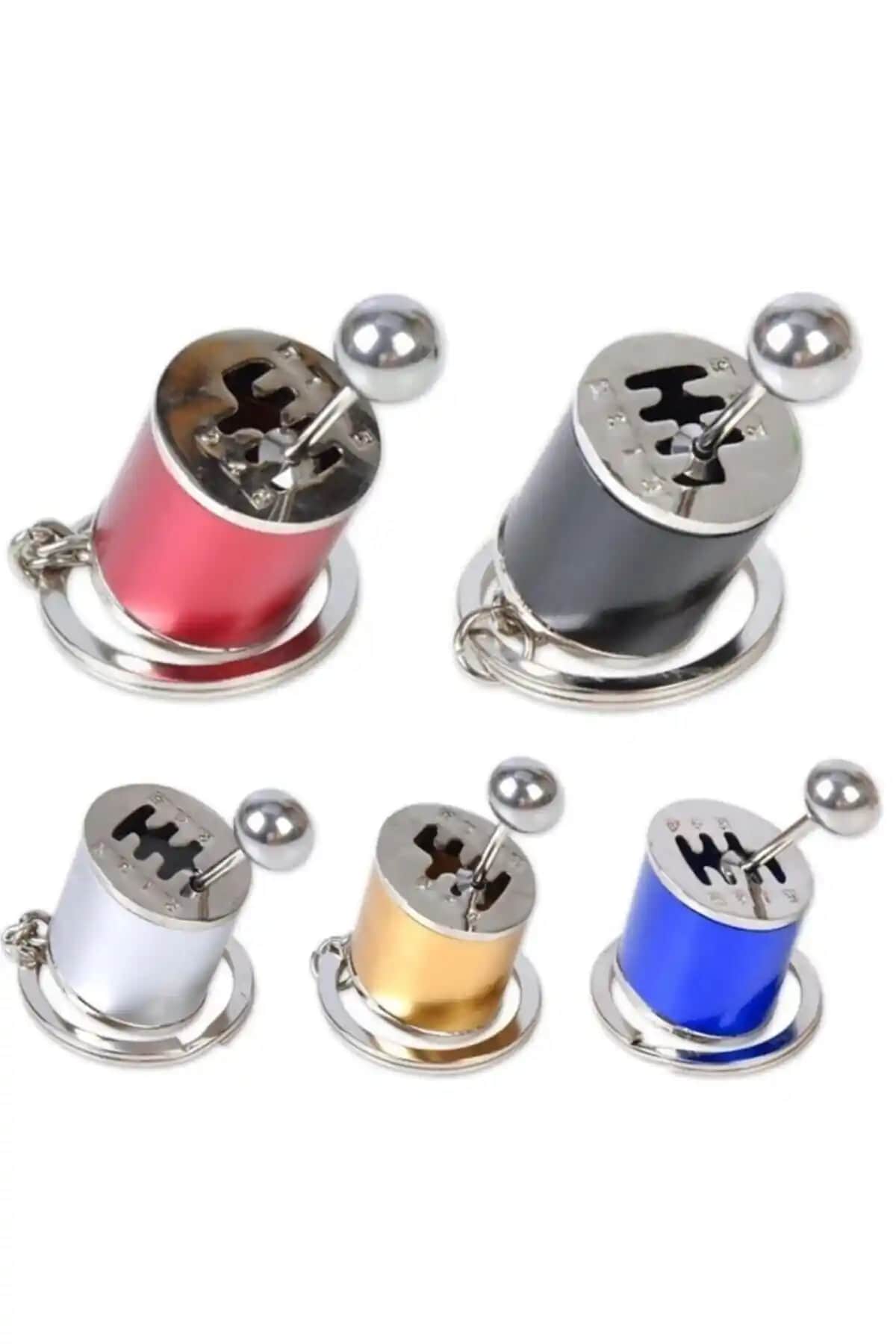 Naque Metal Hareketli Araba Vites Anahtarlık Modeli Şık ve Kullanışlı Tasarım