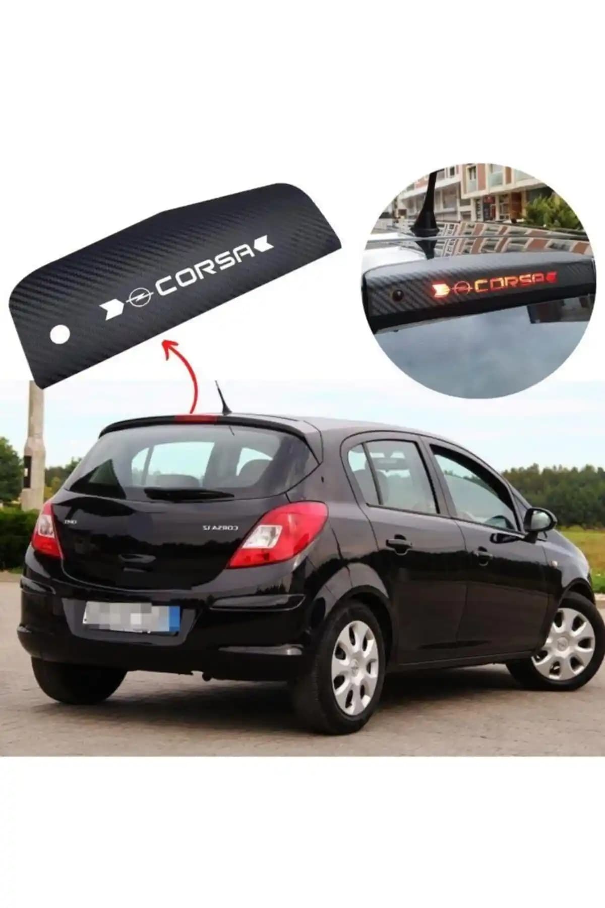 Opel Corsa D İçin Uyumlu Karbon Arka Fren Stop Lambası Stickerı Ürün İncelemesi ve Kullanım Rehberi