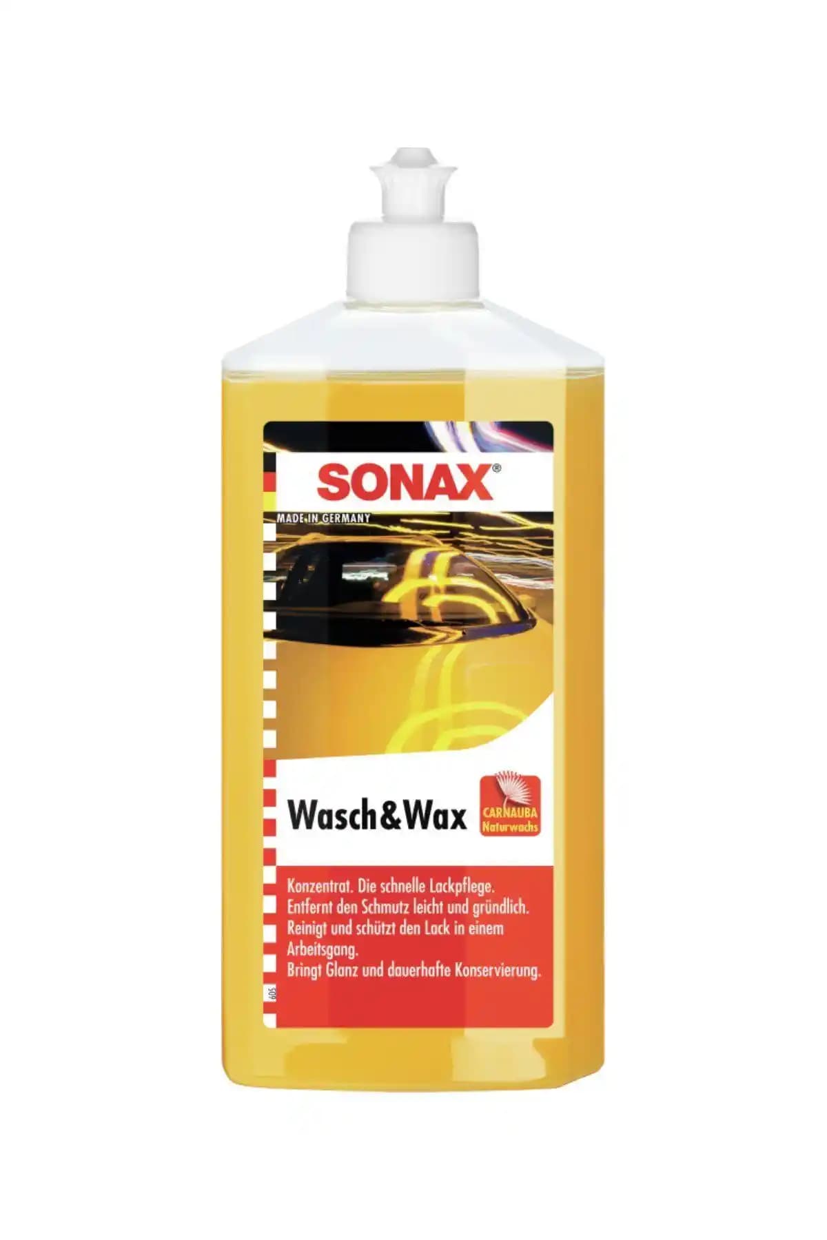 Sonax Cilalı Şampuan 500 ml: Araçlarınız İçin Derinlemesine Temizlik ve Parlaklık Sağlar