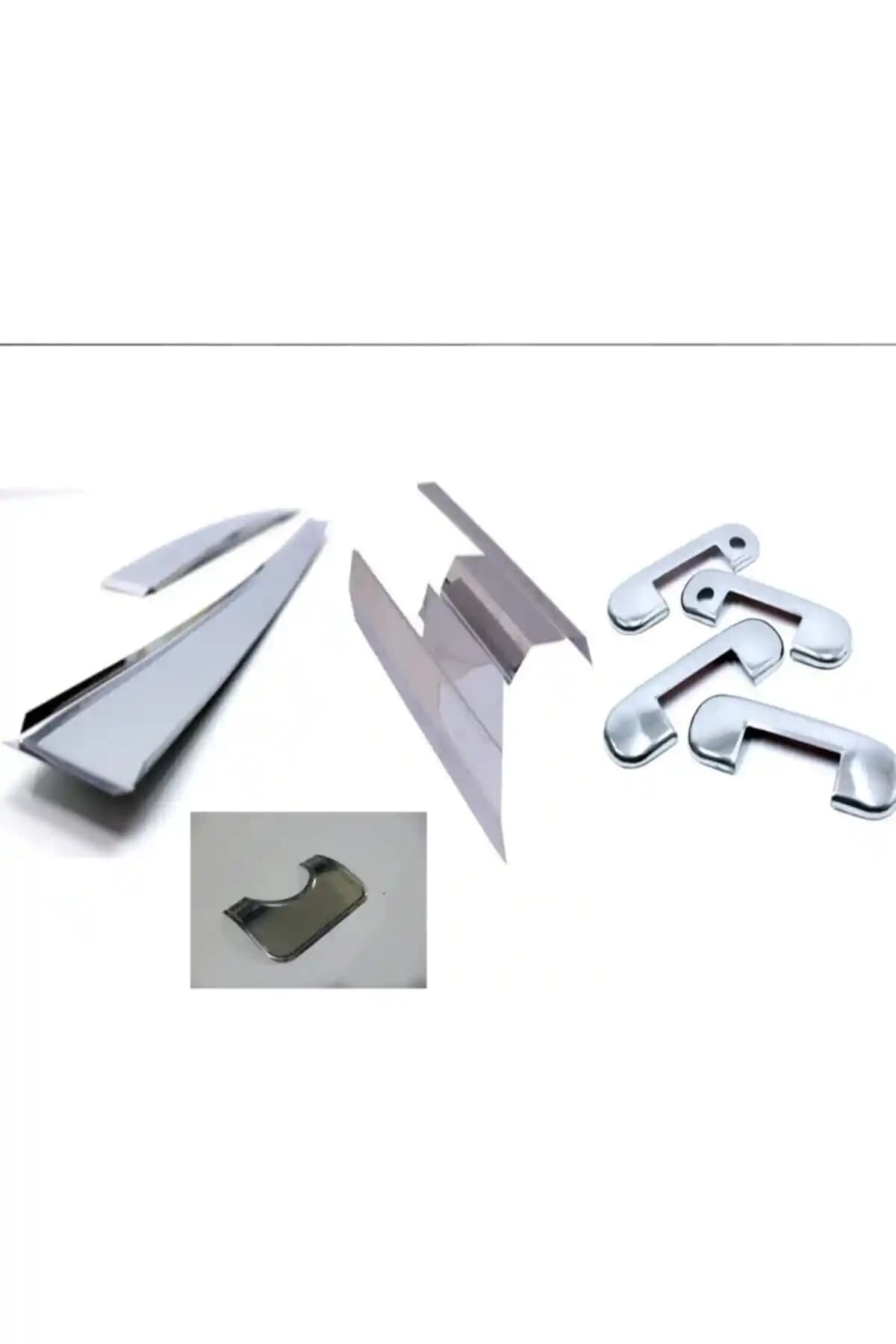 Tofaş Doğan Şahin Kartal Modelleri İçin Paslanmaz Krom Seti - Estetik ve Dayanıklı Dekoratif Detaylar