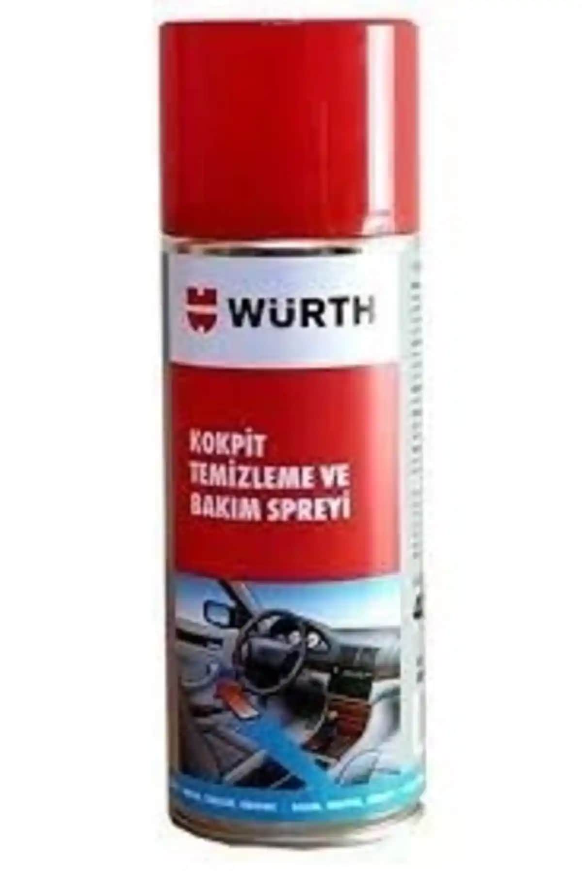 Würth Mat Siyah RAL9005 Sprey Boya 400 ml yüksek performans ve dayanıklılık