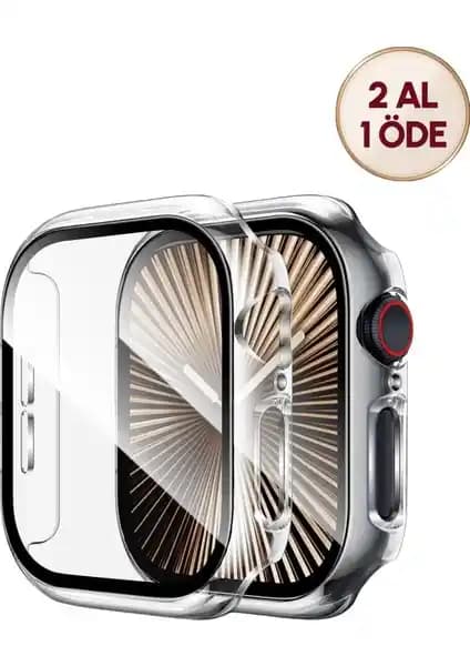 Apple Watch 8 Ultra İçin 360 Derece Tam Koruma Sağlayan Silikon Kılıfı