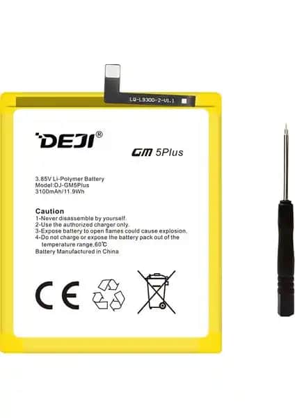 Deji General Mobile GM5 Plus Uyumlu Yüksek Kapasiteli Batarya Güç ve Güvenlik Sunar