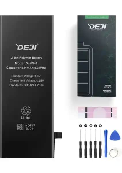 Deji iPhone 8 Batarya: Yüksek Performans ve Güvenilirlik Sunan Orijinal Batarya