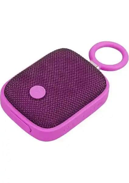 FourForce Bubble Pods Pembe Taşınabilir Bluetooth Hoparlör Yüksek Ses ve Şık Tasarım