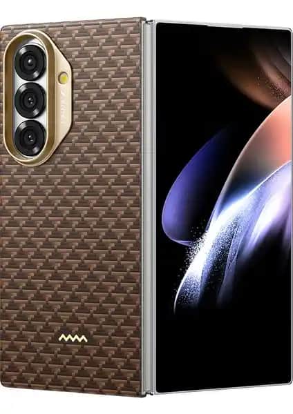 Galaxy Z Fold 7 için dayanıklı ve şık aramid fiber kılıfı yüksek koruma ve konfor sağlar