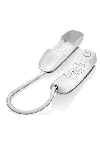 Gigaset DA210 Duvar Tipi Telefon Beyaz Modern ve İşlevsel Tasarım Özellikleri