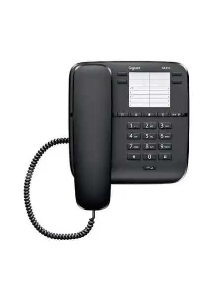 Gigaset DA310 Siyah Masaüstü Duvar Tipi Telefonu Kullanıcı Dostu ve Yüksek Ses Kaliteli Çözüm